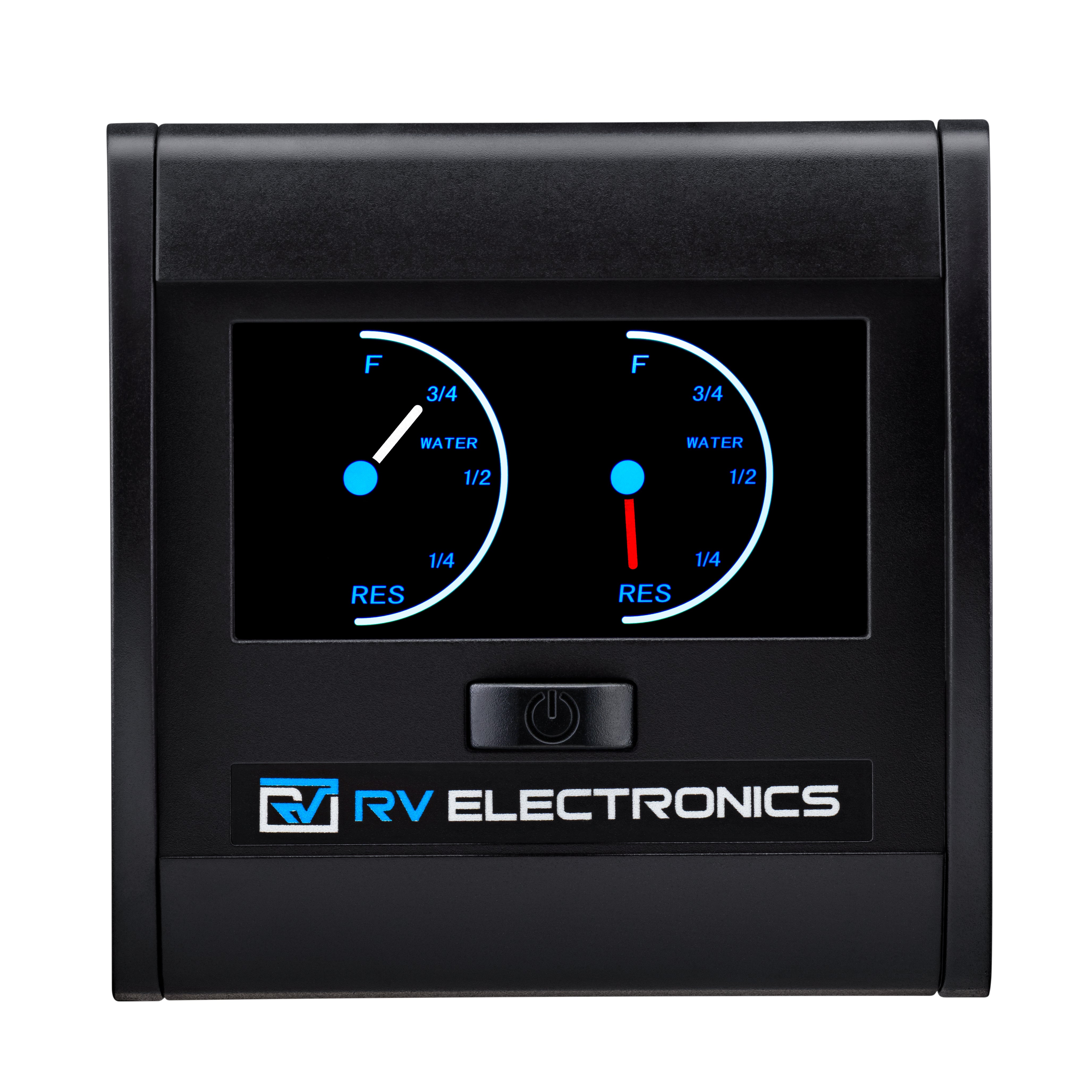 RV Electronics LCD Double Water Tank Gauge - Non-Programmable