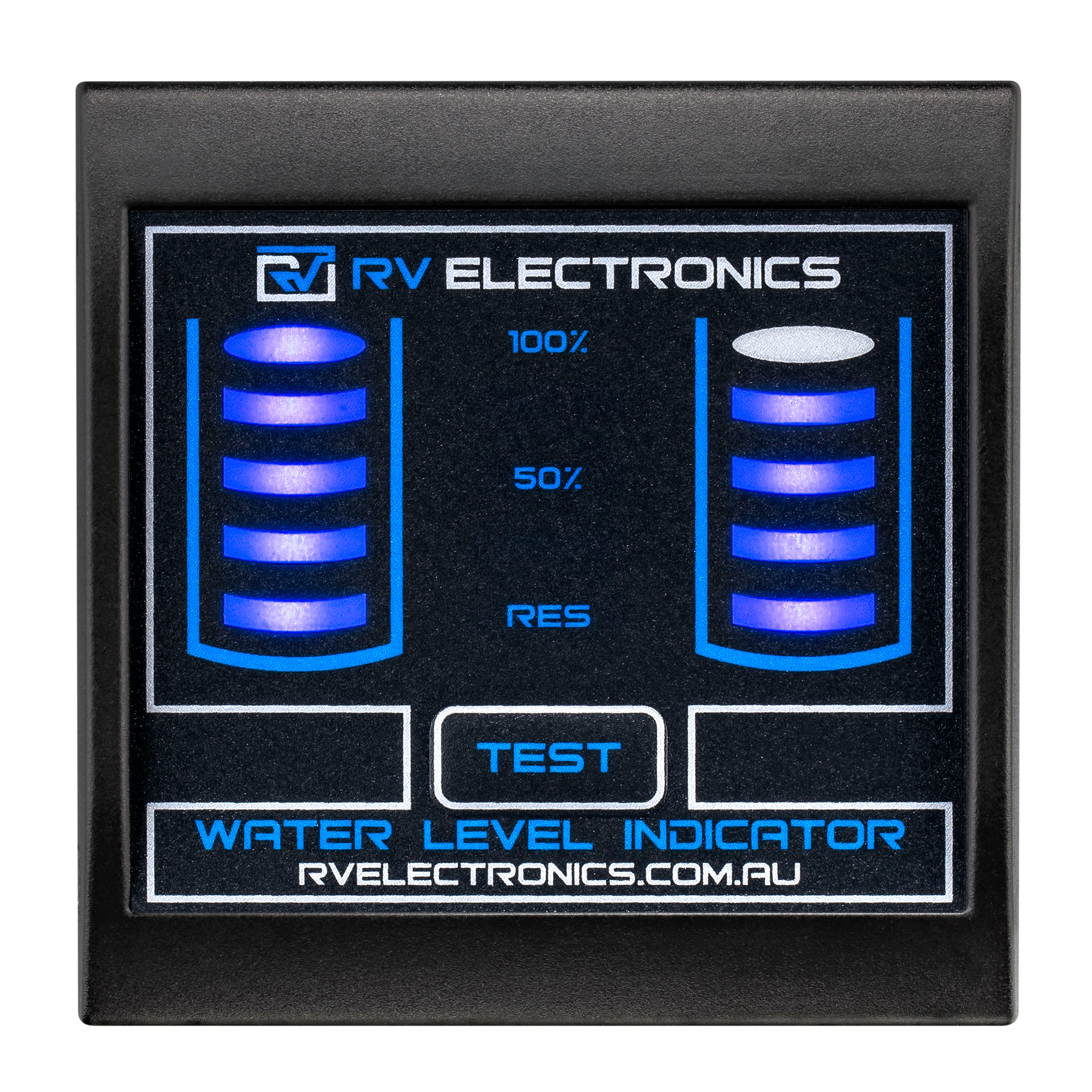 RV Electronics LED Double Water Tank Gauge - Non-Programmable